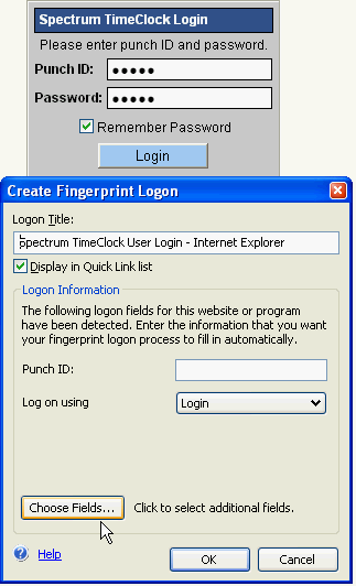 Microsoft Biometric Finger Print Reader Configuration